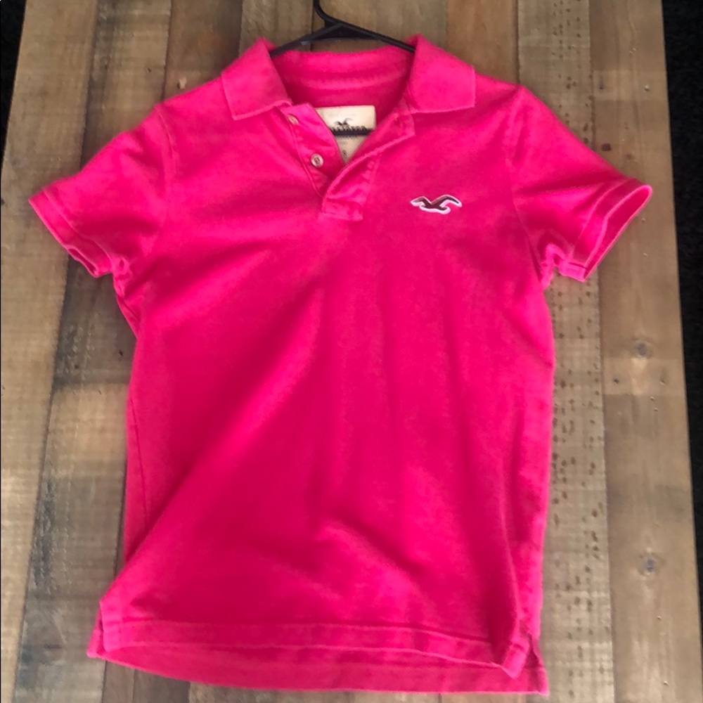 Hollister T-Shirt Pink Small Used